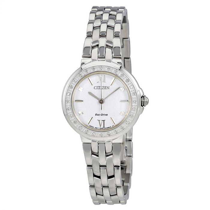 Citizen Sihouette Diamond Silver  Women's Watch EM0440-57A