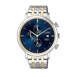 Citizen Chronograph Totalizer Two Tone Blue Dial Men's Watch AN3614-54L