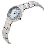Bulova Mother of Pearl Diamond Stainless Steel Women's Watch 96R159