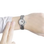Bulova Mother of Pearl Diamond Stainless Steel Women's Watch 96R159