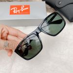 Ray-ban Classic Rectangular Green Gọng Nhựa Màu Đen RB4228 601/71 58