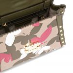 Michael Kors Whitney Medium Butterfly Camo Đinh Tán Họa Tiết Màu Olive 30S9GWHS2Y