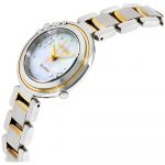 Citizen Carina Mother of Pearl Two Tone Women's Watch EM0464-59D