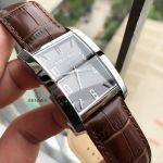 Caravelle New York Grey Dial Brown Leather Men's Watch 43A119