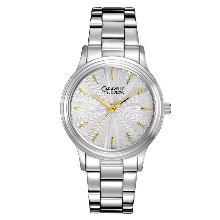 Caravelle By Bulova Sun Burst Round Women's Watch 43L149