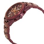 Fossil Perfect Boyfriend Sport Multifunction Wine Stainless Steel Women's Watch ES4110