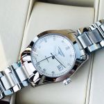 Longines Conquest Classic Automatic Mặt Tròn Khảm Trai Dây Kim Loại Màu Bạc Lịch Ngày L2.285.4.87.6