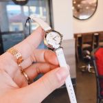 Tissot Femini-T Mặt Hình Thoi Khảm Trai Dây Da Màu Trắng T113.109.16.116.01