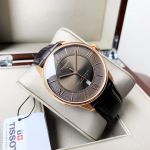 Tissot Chemin Des Tourelles Automatic Mặt Tròn Dây Da Màu Nâu Lịch Ngày T099.407.36.448.00