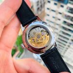 Seiko Presage Automatic Cocktail Open Heart Mặt Tròn Dây Da Màu Đen SSA359