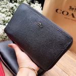 Coach Clutch Hai Ngăn Khóa Màu Đen F23334