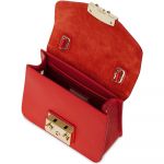 Furla Metropolis Top Handle Mini Màu Đỏ Cam Vermiglio Size 17