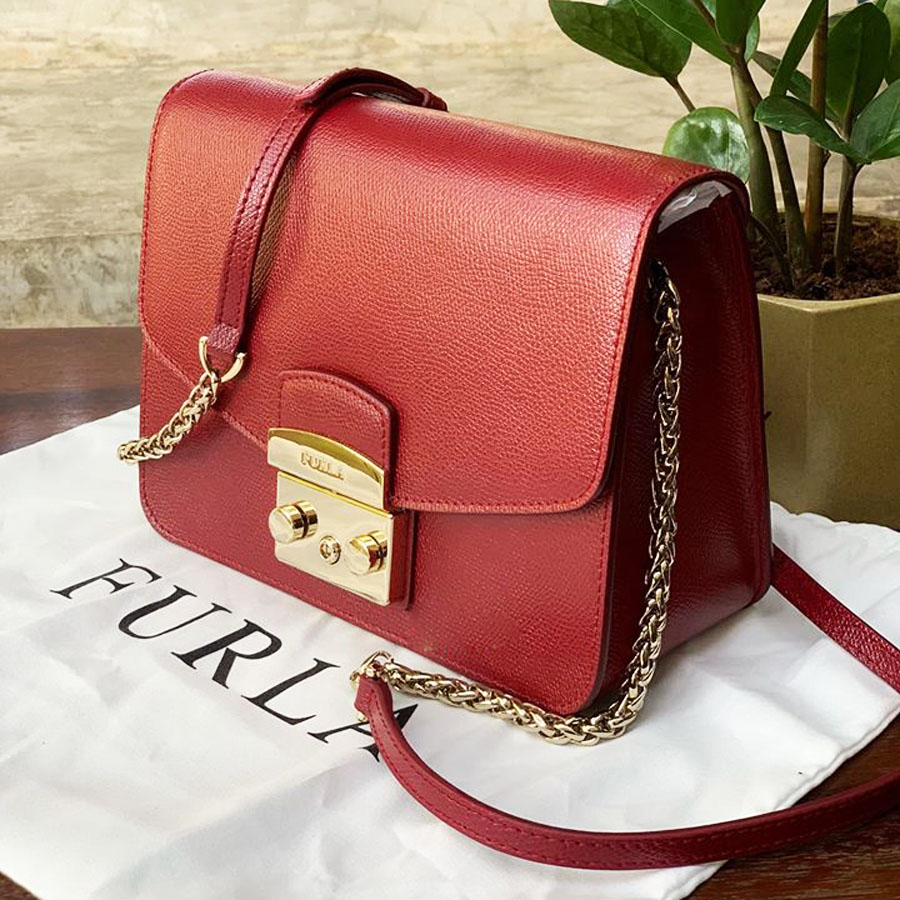 Furla metropolis crossbody s shop ciliegia d