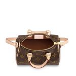 Louis Vuitton Nano Speedy Màu Nâu M61252 Size 16