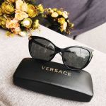 Versace V-rock Gọng Tròn Màu Đen VE4364