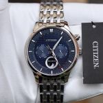 Citizen Eco-Drive Moon Phase Mặt Tròn Màu Xanh Lịch Ngày Thứ AP1050-56L