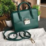 Furla Metropolis Satchel Medium Màu Xanh Lá Green Quai Xách 978150