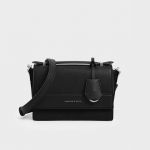 Charles & Keith Front Handle Màu Đen CK2-51190005-2