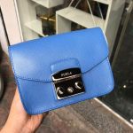 Furla Metropolis Mini Crossbody Màu Xanh Celeste Size 17