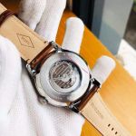 Fossil Townsman Automatic Mặt Tròn Màu Xanh Dây Da Màu Nâu ME3110