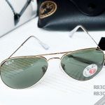 Ray-ban Aviator Polarized Lense Xanh Gọng Vàng RB3025 001/58 58-14
