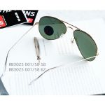 Ray-ban Aviator Polarized Lense Xanh Gọng Vàng RB3025 001/58 58-14