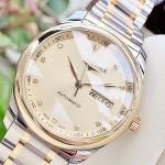 Longines Master Automatic Demi Vàng Mặt Tròn Dây Kim Loại Lịch Ngày Thứ L2.755.5.37.7