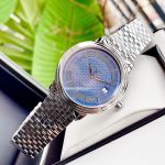 Raymond Weil Maestro Automatic Mặt Tròn Màu Xanh Dây Kim Loại Màu Bạc Lịch Ngày 2837-ST-50001