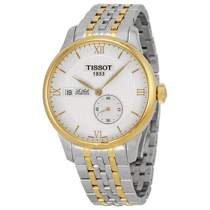 Tissot Le Locle Automatic Demi Vàng Mặt Tròn Dây Kim Loại Lịch Ngày T006.428.22.038.00