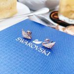 Swarovski Mini Pierced Thiên Nga Màu Vàng Hồng 5144289