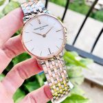 Frederique Constant Demi Vàng Hồng Mặt Tròn Màu Trắng Dây Kim Loại FC-200V5S32B