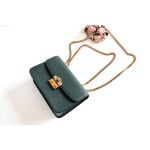 Charles & Keith Embellished Màu Xanh Dây Xích CK2-70780765