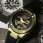 Casio G-Shock Mặt Tròn Dây Cao Su Màu Đen GST-S300G-1A9