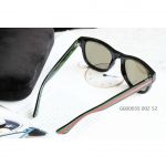 Gucci Sunglasses Gọng Đen Mắt Vuông Màu Xanh GG0003S 002 52