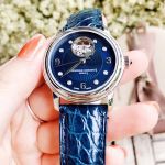 Frederique Constant Heart Beat Automatic Mặt Tròn Dây Da Màu Xanh FC-310HBAND2P6