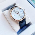 Maurice Lacroix Les Classiques Automatic Mặt Tròn Màu Bạc Dây Da Màu Đen Lịch Ngày LC6027-PS101-131