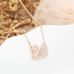 Swarovski Crystal Pave Thiên Nga Màu Vàng Hồng 5121597