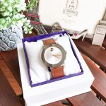 Movado Bold Cognac Mặt Tròn Màu Bạc Dây Da Màu Nâu 3600379