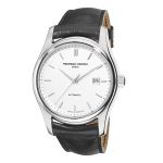 Frederique Constant Index Automatic Mặt Tròn Màu Bạc Dây Da Màu Đen Lịch Ngày FC-303S6B6