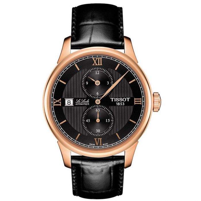 Tissot Le Locle Regulateur Automatic Mặt Tròn Màu Đen Lịch Ngày T006.428.36.058.02