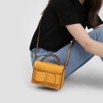 Charles & Keith Bow Detail Màu Vàng Mù Tạt CK2-50680698