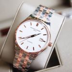 Frederique Constant Classics Automatic Demi Vàng Hồng Mặt Tròn Dây Kim Loại Lịch Ngày FC-303V5B2B