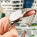Frederique Constant Classics Automatic Demi Vàng Hồng Mặt Tròn Dây Kim Loại Lịch Ngày FC-303V5B2B