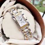 Longines DolceVita Demi Mặt Chữ Nhật Màu Trắng Dây Kim Loại L5.502.5.28.7