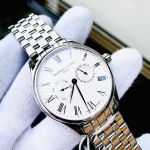 Frederique Constant Classics Mặt Tròn Màu Trắng Dây Kim Loại Màu Bạc Lịch Ngày Thứ FC-259WR5B6B