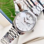 Longines Master Automatic Mặt Tròn Dây Kim Loại Màu Bạc Lịch Ngày Thứ L2.755.4.77.6