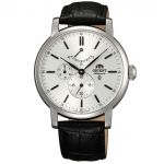 Orient Power Vintage Automatic Mặt Tròn Màu Trắng Dây Da Màu Đen FEZ09004W