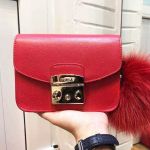 Furla Metropolis Mini Crossbody Màu Đỏ Ruby Size 17