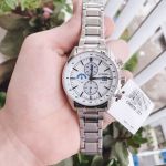 Citizen Drive Chronograph Eco-Drive Mặt Tròn Màu Trắng Dây Kim Loại Màu Bạc Lịch Ngày CA0590-82A