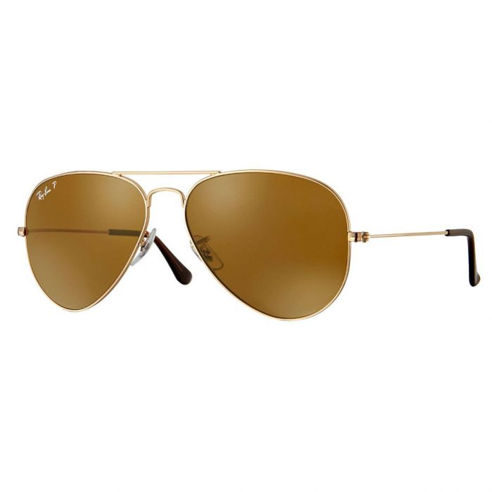 Ray-ban Polarized Gọng Vàng Mắt Nâu Trà RB3025 001/57 62-14